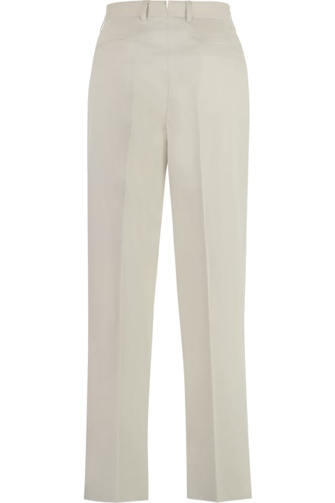 Pants for Men Zegna Stretch Cotton Chino Trousers