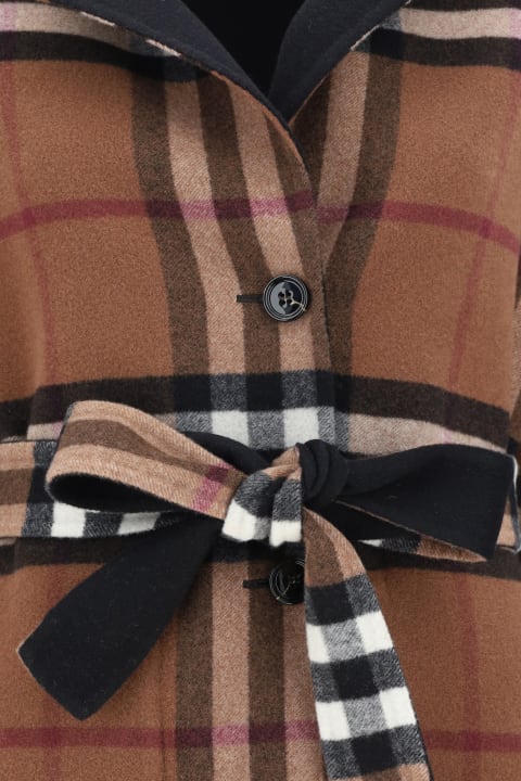Burberry Sale for Women Burberry Reversible Belted-waist Coat