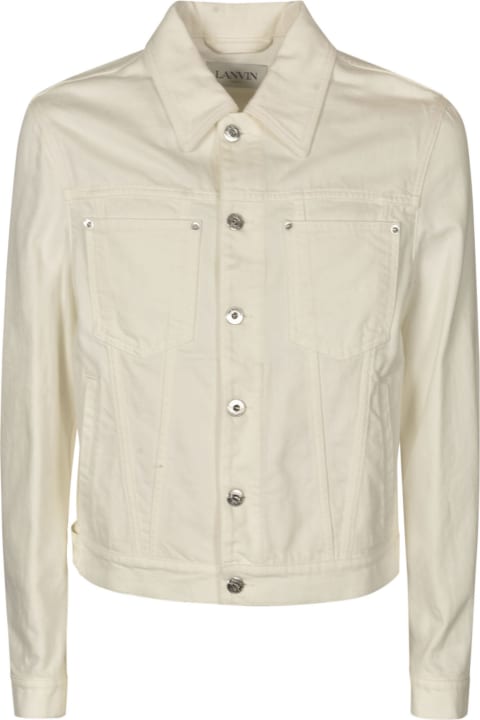 Coats & Jackets for Men Lanvin Cropped Denim Jacket