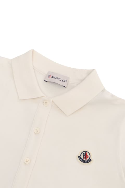 Fashion for Girls Moncler White Dress With Logo
