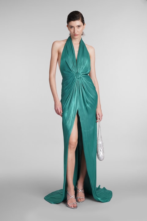 Costarellos Dresses for Women Costarellos Colette Dress In Green Polyester