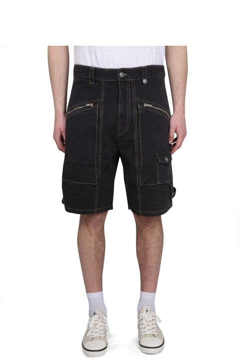 أدوات منزلية Isabel Marant Peio Denim Bermuda Shorts