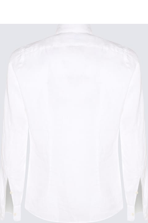 Altea Shirts for Men Altea White Linen Shirt