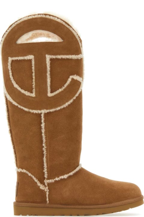 Fashion for Women UGG Biscuit Suede Ugg X Telfar Logo Boots