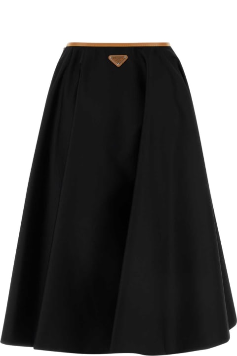 Sale for Women Prada Black Re-nylon Skirt