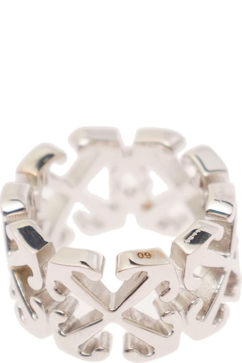 Multi Arrow Ring Silver No Color