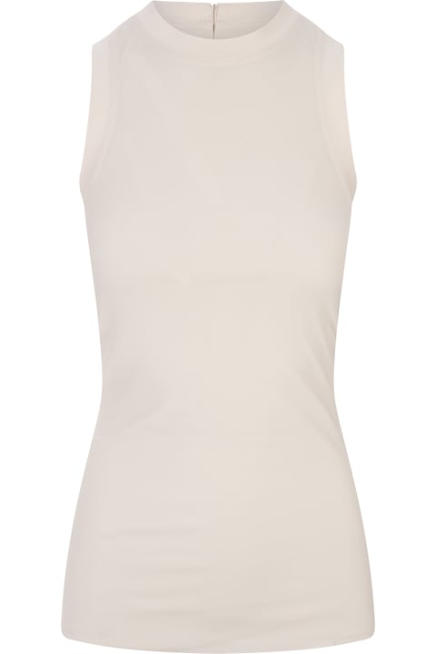Clothing for Women Jil Sander White Silk Tank Top