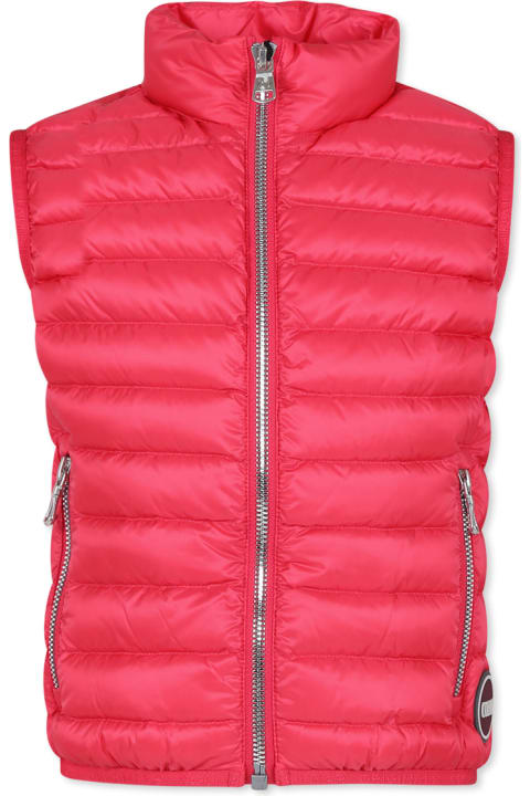 Homeware Colmar Pink Vest For Girl With Logo