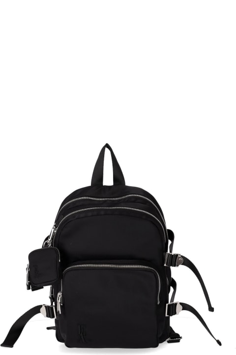 Ea Black Nylon Backpack