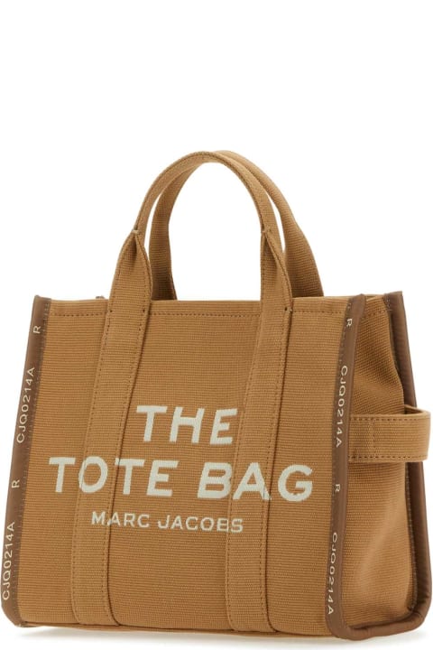 Marc Jacobs Totes for Women Marc Jacobs Camel Canvas The Tote Shopping Bag