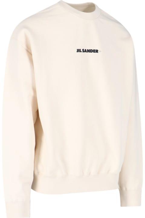 Fleeces & Tracksuits for Men Jil Sander Logo Crewneck Sweatshirt
