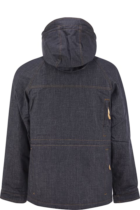 Manifattura Ceccarelli Coats & Jackets for Men Manifattura Ceccarelli New Fisherman Denim - Hooded Parka In Denim Fabric