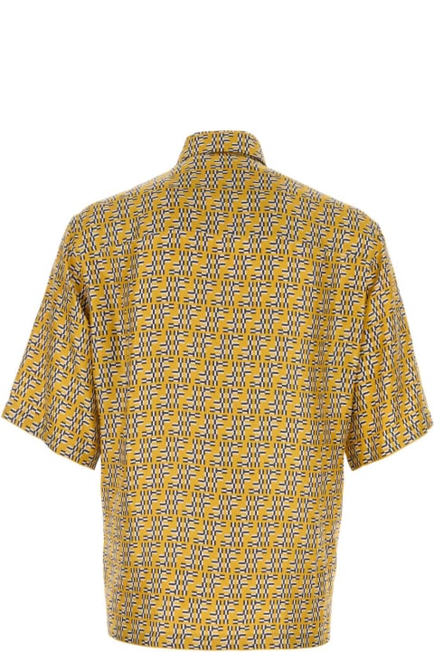 Fendi Shirts for Men Fendi Printed Silk Shirt