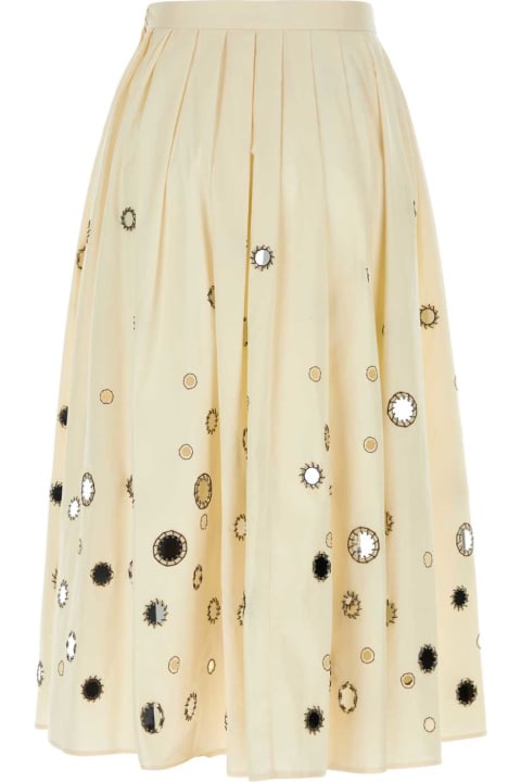 Fashion for Women Prada Cream Cotton Skirt