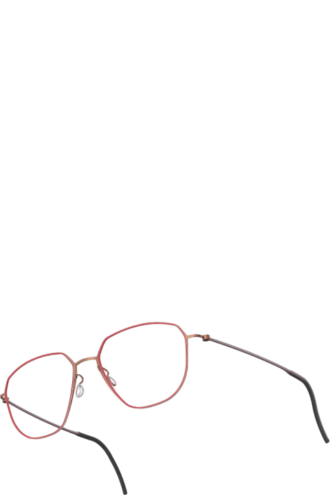 LINDBERG Eyewear for Women LINDBERG 5505 - Bronze & Red Glasses