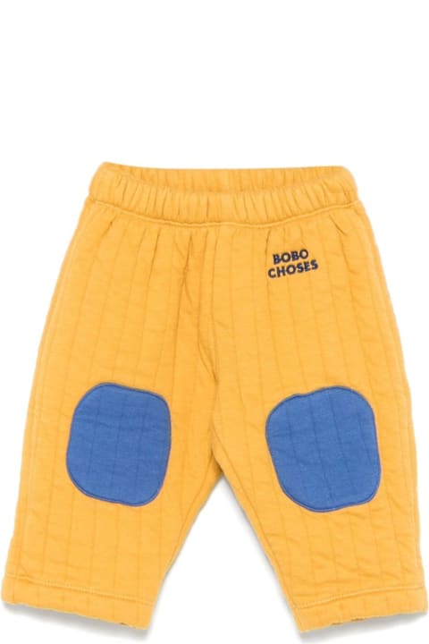 Bobo Choses Bottoms for Baby Girls Bobo Choses Bobo Choses Trousers Yellow