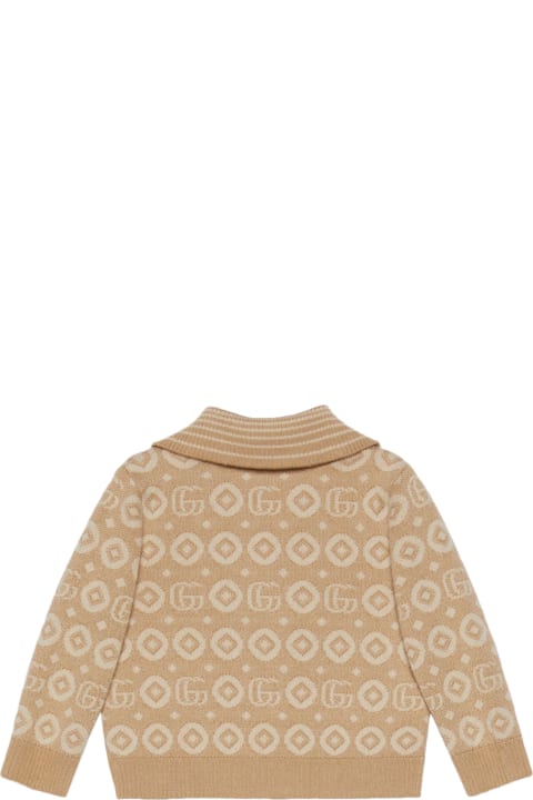 Gucci Sweaters & Sweatshirts for Baby Girls Gucci Gucci Kids Sweaters Beige
