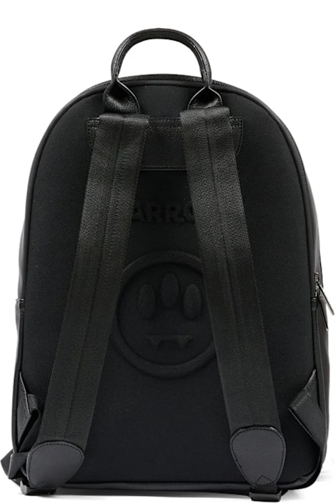 Homeware Barrow Black Backpack For Kids With Smiley