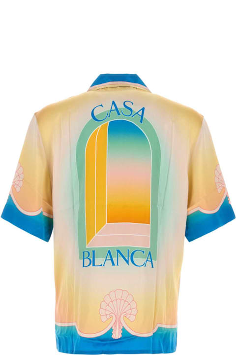 Casablanca Clothing for Men Casablanca Printed Silk Shirt