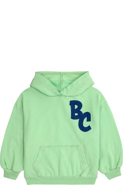Bobo Choses Sweaters & Sweatshirts for Boys Bobo Choses Green Sweatshirt For Kids With Multicolor Logo