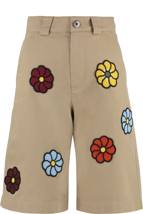 Moncler Genius Pants & Shorts for Women Moncler Genius 1 Moncler X Jw Anderson - Cotton Bermuda Shorts