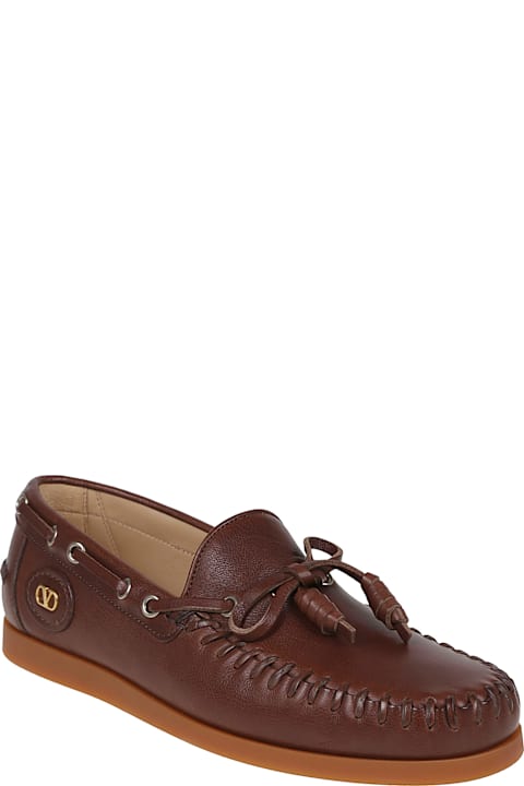 Homeware Valentino Garavani Boat Shoe | Palm Avenue | Bufalo/antique Brass Logo/rs