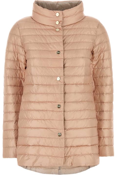Herno Coats & Jackets for Women Herno Pink Nylon Reversible Down Jacket