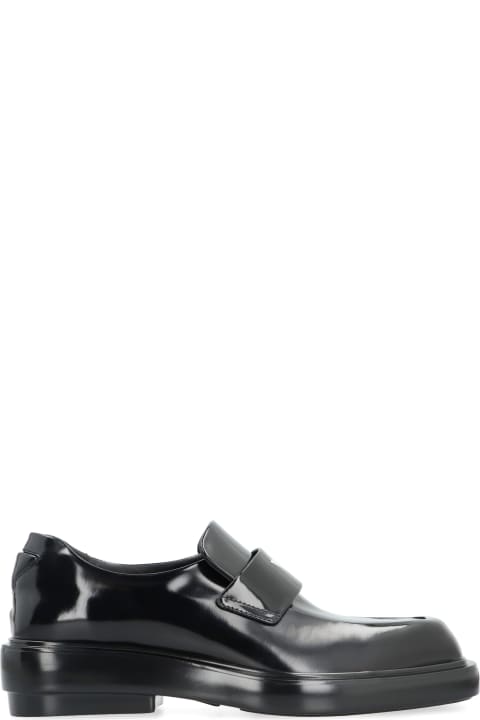 Flat Shoes for Women Prada Leather Loafers