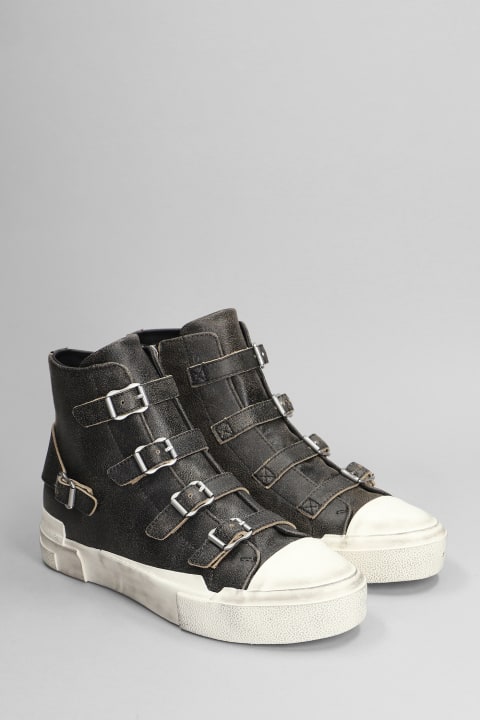 Ash Shoes for Women Ash Gang Sneakers In Black Leather