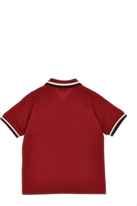 Topwear for Boys Moncler Logo Patch Polo Shirt