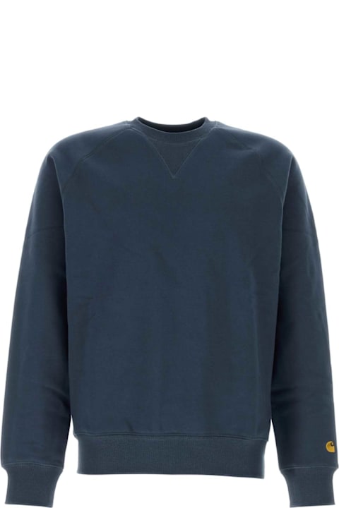 Homeware Carhartt Navy Blue Cotton Blend Chase Sweat