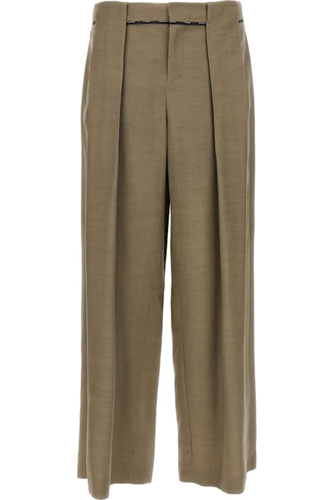 Balmain Pants for Men Balmain Cupro Pants