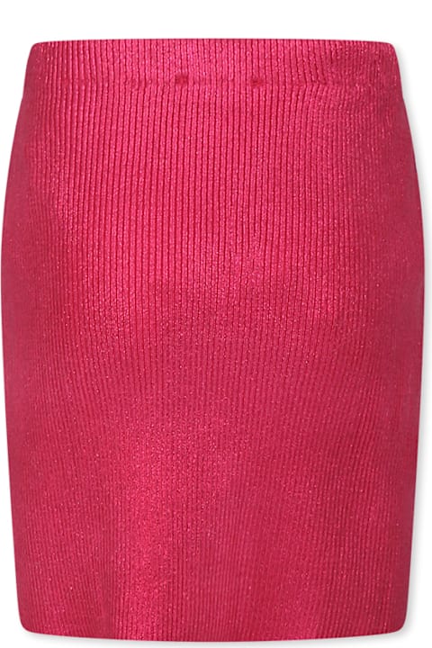 Homeware Diesel Fuchsia Skirt For Girl With Logo