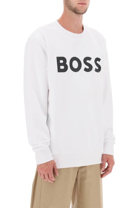 Hugo Boss Fleeces & Tracksuits for Men Hugo Boss Logo Print Sweatshirt