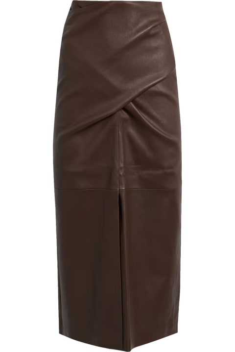 Brunello Cucinelli Clothing for Women Brunello Cucinelli Leather Skirt