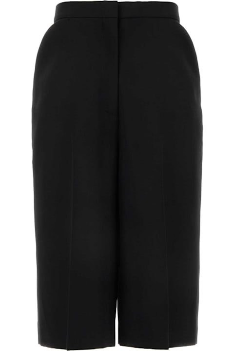 Givenchy Pants & Shorts for Women Givenchy Black Wool Bermuda Shorts