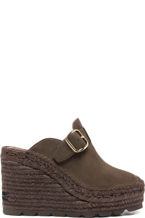 Stella McCartney Gaia Suede Clogs