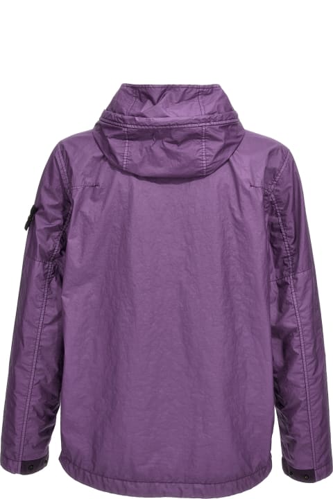 Clothing Sale for Men Stone Island Membrana 3l Tc Zipped Hooded Jacket