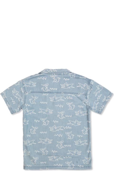 Topwear for Boys Stella McCartney Stella Mccartney Kids Shirt With Shark Motif