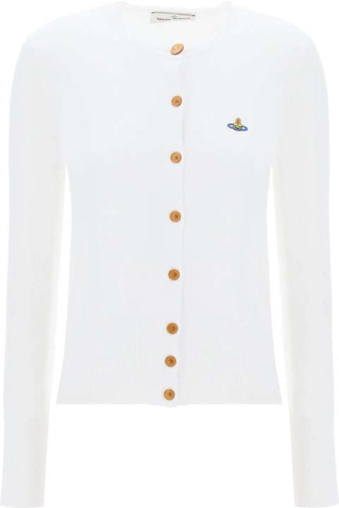Vivienne Westwood Sweaters for Women Vivienne Westwood Bea Cardigan With Logo Embroidery