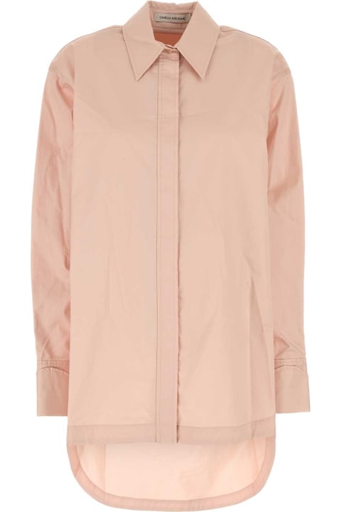 Homeware Camilla and Marc Pastel Pink Poplin Porte Oversize Shirt
