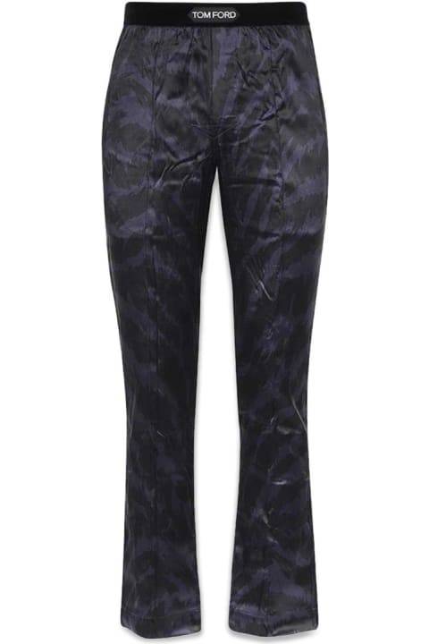Tom Ford Pants for Men Tom Ford Graphic Printed Straight-leg Pants