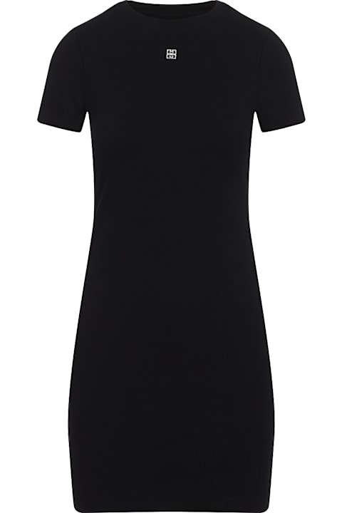 Givenchy فساتين لـ السيدات Givenchy 4g Short Sleeves Rib Tank Dress