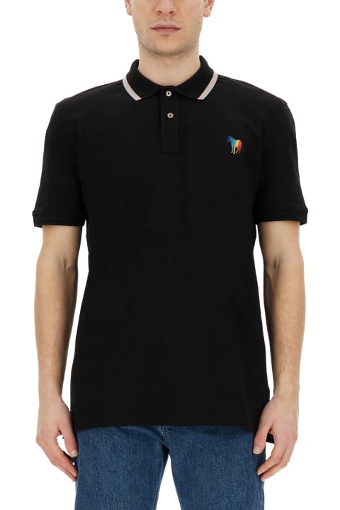 PS by Paul Smith Topwear for Men PS by Paul Smith Zebra Polo.