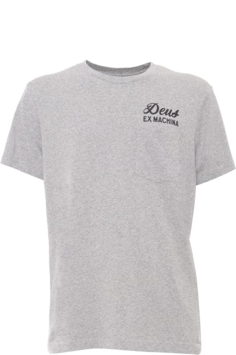 Deus Ex Machina Topwear for Men Deus Ex Machina Gray Venice T-shirt