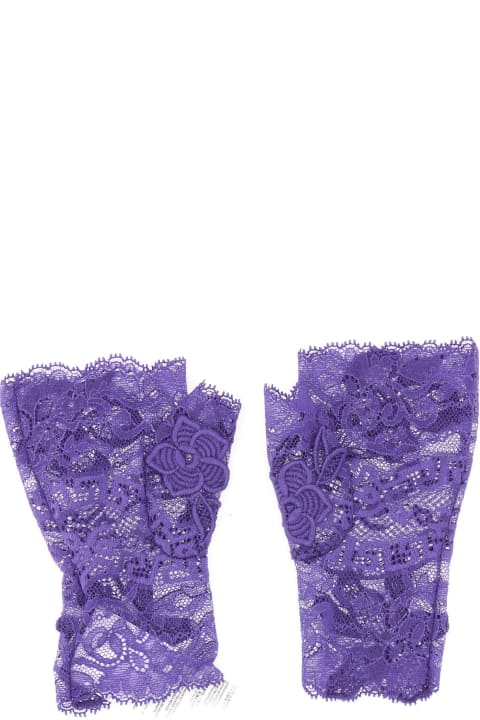 Embroidered Lace Gloves