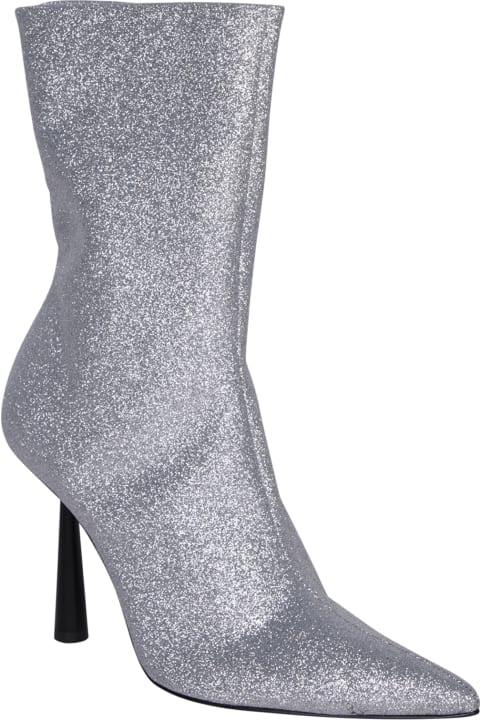 GIA BORGHINI Boots for Women GIA BORGHINI Rosie 7 Glitter Ankle Boots