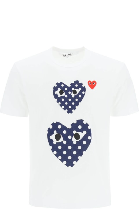 Comme des Garçons Play for Women Comme des Garçons Play Polka Dot Heart T-shirt