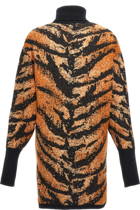 Tiger Intarsia Dress