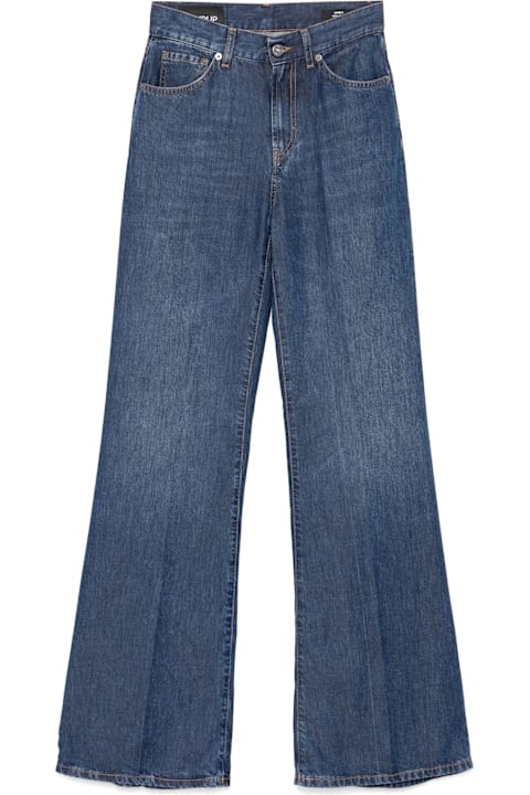 Homeware Dondup Blue Cotton Denim Amber Jeans